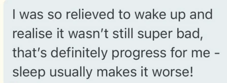 Alexandra's original message, part 1