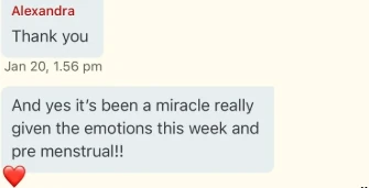 Alexandra's original message, part 2