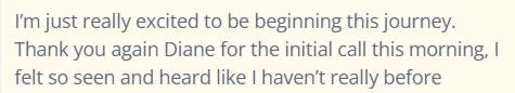 Helena's original message