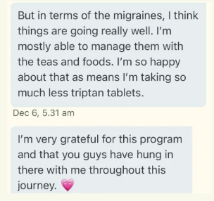 Michelle's original message, part 1