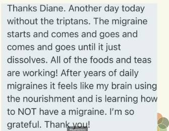 Michelle's original message, part 2